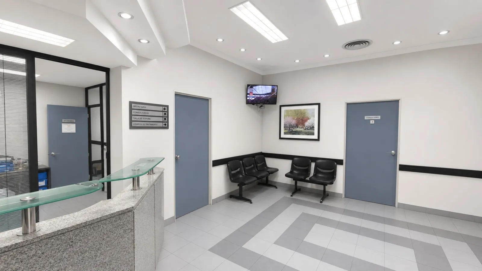 Recepción del Consultorio Privado de Radiaciones General San Martín